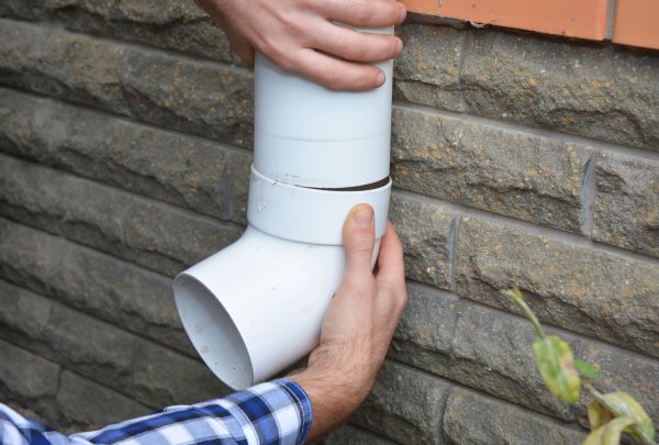 Drainage Downspout Repair in Davis