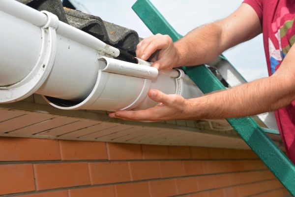 Large Gutter Repair in Davis