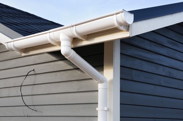 PVC Rain Gutter Installation in Davis