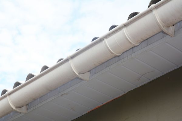 Plastic Gutter Installation in Davis