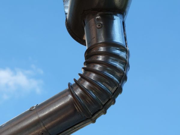 Metal Downspout Installation in Davis