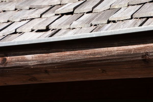 Wood Rain Gutter Installation in Davis